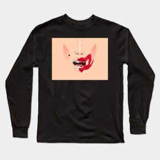 Alaska Makeup Mouth Long Sleeve T-Shirt